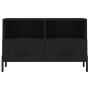 Mueble para TV madera contrachapada negro 80x36x50 cm en Muebles TV | Comprar online en Foru.es