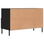 Mueble para TV madera contrachapada negro 80x36x50 cm en Muebles TV | Comprar online en Foru.es