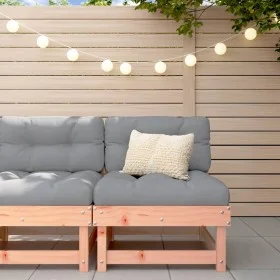 Zentrales Sofa mit Kissen aus massivem Douglasienholz von vidaXL, Modulare Sofas für den Außenbereich - Ref: Foro24-825434, P...
