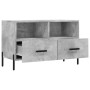 Mueble para TV madera contrachapada gris hormigón 80x36x50 cm en Muebles TV | Comprar online en Foru.es