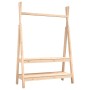 Perchero de madera maciza de pino 100x45,5x150 cm de vidaXL, Percheros para sombreros y abrigos - Ref: Foro24-824988, Precio:...