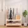 Perchero de madera maciza de pino 100x45,5x150 cm de vidaXL, Percheros para sombreros y abrigos - Ref: Foro24-824988, Precio:...