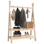 Perchero de madera maciza de pino 100x45,5x150 cm de vidaXL, Percheros para sombreros y abrigos - Ref: Foro24-824988, Precio:...