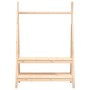 Perchero de madera maciza de pino 100x45,5x150 cm de vidaXL, Percheros para sombreros y abrigos - Ref: Foro24-824988, Precio:...