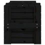 Caja de almacenaje madera maciza de pino negro 91x40,5x42 cm de vidaXL, Cestas para almacenaje - Ref: Foro24-825002, Precio: ...