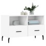 Mueble para TV madera contrachapada blanco 80x36x50 cm en Muebles TV | Comprar online en Foru.es