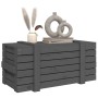 Caja de almacenaje madera maciza de pino gris 91x40,5x42 cm de vidaXL, Cestas para almacenaje - Ref: Foro24-825000, Precio: 9...