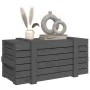 Caja de almacenaje madera maciza de pino gris 91x40,5x42 cm de vidaXL, Cestas para almacenaje - Ref: Foro24-825000, Precio: 9...