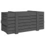 Caja de almacenaje madera maciza de pino gris 91x40,5x42 cm de vidaXL, Cestas para almacenaje - Ref: Foro24-825000, Precio: 9...