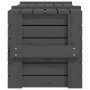Caja de almacenaje madera maciza de pino gris 91x40,5x42 cm de vidaXL, Cestas para almacenaje - Ref: Foro24-825000, Precio: 9...