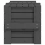 Caja de almacenaje madera maciza de pino gris 91x40,5x42 cm de vidaXL, Cestas para almacenaje - Ref: Foro24-825000, Precio: 9...