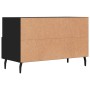 Mueble para TV madera contrachapada negro 80x36x50 cm en Muebles TV | Comprar online en Foru.es