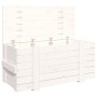 Caja de almacenaje madera maciza de pino blanco 91x40,5x42 cm de vidaXL, Cestas para almacenaje - Ref: Foro24-824999, Precio:...