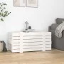 Caja de almacenaje madera maciza de pino blanco 91x40,5x42 cm de vidaXL, Cestas para almacenaje - Ref: Foro24-824999, Precio:...