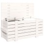 Caja de almacenaje madera maciza de pino blanco 91x40,5x42 cm de vidaXL, Cestas para almacenaje - Ref: Foro24-824999, Precio:...