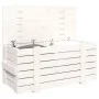 Caja de almacenaje madera maciza de pino blanco 91x40,5x42 cm de vidaXL, Cestas para almacenaje - Ref: Foro24-824999, Precio:...