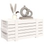 Caja de almacenaje madera maciza de pino blanco 91x40,5x42 cm de vidaXL, Cestas para almacenaje - Ref: Foro24-824999, Precio:...