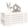 Caja de almacenaje madera maciza de pino blanco 91x40,5x42 cm de vidaXL, Cestas para almacenaje - Ref: Foro24-824999, Precio:...