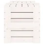 Caja de almacenaje madera maciza de pino blanco 91x40,5x42 cm de vidaXL, Cestas para almacenaje - Ref: Foro24-824999, Precio:...