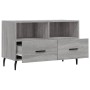Mueble de TV madera de ingeniería gris Sonoma 80x36x50 cm en Muebles TV | Comprar online en Foru.es