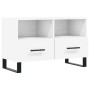 Mueble para TV madera contrachapada blanco 80x36x50 cm en Muebles TV | Comprar online en Foru.es