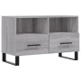 Mueble de TV madera de ingeniería gris Sonoma 80x36x50 cm en Muebles TV | Comprar online en Foru.es