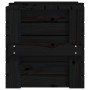 Caja de almacenaje madera maciza de pino negra 58x40,5x42 cm de vidaXL, Cestas para almacenaje - Ref: Foro24-824997, Precio: ...