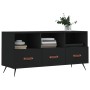 Mueble de TV madera de ingeniería negro 102x36x50 cm en Muebles TV | Comprar online en Foru.es