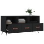 Mueble de TV madera de ingeniería negro 102x36x50 cm en Muebles TV | Comprar online en Foru.es