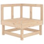 Sofá esquinero con cojines madera maciza de pino de vidaXL, Sofás modulares de exterior - Ref: Foro24-825422, Precio: 130,38 ...