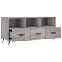 Mueble de TV madera de ingeniería gris Sonoma 102x36x50 cm en Muebles TV | Comprar online en Foru.es