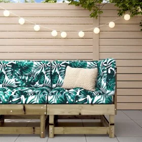 Ecksofa mit Kissen aus imprägniertem Kiefernholz von vidaXL, Modulare Sofas für den Außenbereich - Ref: Foro24-825428, Preis:...