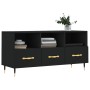 Mueble de TV madera de ingeniería negro 102x36x50 cm en Muebles TV | Comprar online en Foru.es