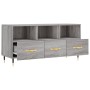 Mueble de TV madera de ingeniería gris Sonoma 102x36x50 cm en Muebles TV | Comprar online en Foru.es