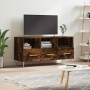 Mueble de TV madera de ingeniería roble ahumado 102x36x50 cm en Muebles TV | Comprar online en Foru.es