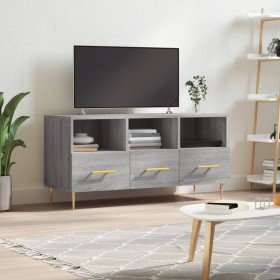Mueble de TV madera de ingeniería gris Sonoma 102x36x50 cm en Muebles TV | Comprar online en Foru.es
