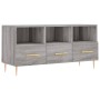 Mueble de TV madera de ingeniería gris Sonoma 102x36x50 cm en Muebles TV | Comprar online en Foru.es