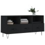 Mueble de TV madera de ingeniería negro 102x36x50 cm en Muebles TV | Comprar online en Foru.es