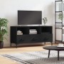 Mueble de TV madera de ingeniería negro 102x36x50 cm en Muebles TV | Comprar online en Foru.es