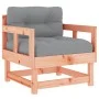 Garden armchairs and cushions 2 pcs solid wood Douglas fir by vidaXL, Modular outdoor sofas - Ref: Foro24-825448, Price: 165,...
