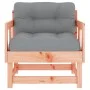 Garden armchairs and cushions 2 pcs solid wood Douglas fir by vidaXL, Modular outdoor sofas - Ref: Foro24-825448, Price: 165,...