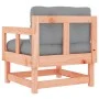 Garden armchairs and cushions 2 pcs solid wood Douglas fir by vidaXL, Modular outdoor sofas - Ref: Foro24-825448, Price: 165,...