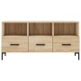 Mueble de TV madera de ingeniería roble Sonoma 102x36x50 cm en Muebles TV | Comprar online en Foru.es