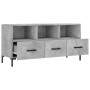 Mueble de TV madera de ingeniería gris hormigón 102x36x50 cm en Muebles TV | Comprar online en Foru.es