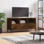 Mueble de TV madera de ingeniería marrón roble 102x36x50 cm en Muebles TV | Comprar online en Foru.es