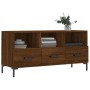 Mueble de TV madera de ingeniería marrón roble 102x36x50 cm en Muebles TV | Comprar online en Foru.es