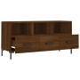 Mueble de TV madera de ingeniería marrón roble 102x36x50 cm en Muebles TV | Comprar online en Foru.es