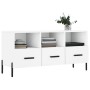 Mueble de TV madera de ingeniería blanco 102x36x50 cm en Muebles TV | Comprar online en Foru.es