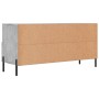 Mueble de TV madera de ingeniería gris hormigón 102x36x50 cm en Muebles TV | Comprar online en Foru.es