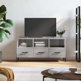 Mueble de TV madera de ingeniería gris Sonoma 102x36x50 cm en Muebles TV | Comprar online en Foru.es